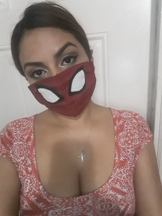 Spider-Man inspired face mask