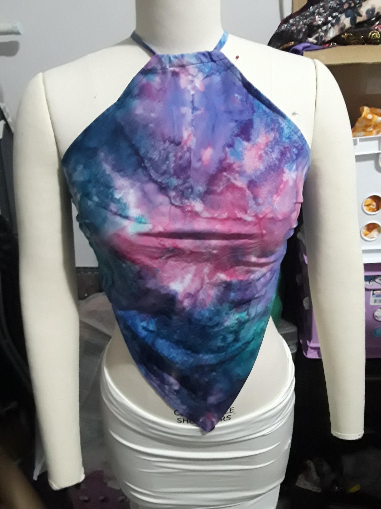 Diamond 90s inspired Top- Tie Dye